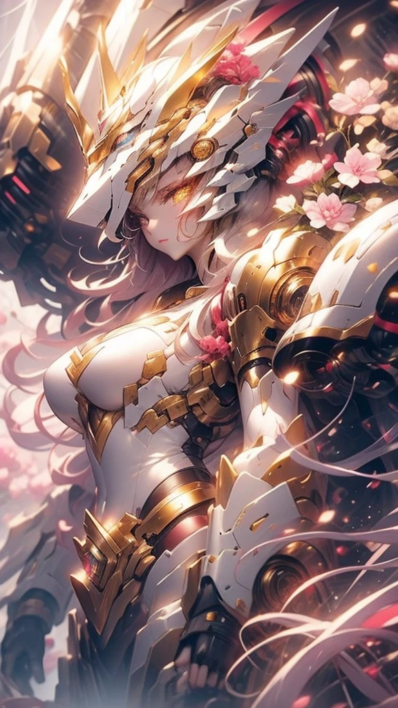 best quality,masterpiece,Ultra-high resolution,(photoactual:1.4),yellow雲霧,yellowChina龍背景,beauty,serious,China,yellow過腰長髮,Single ponytail,Big breasts,古色China漢服(yellow),Sword dance,