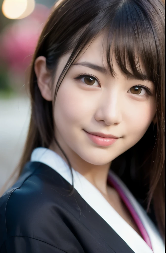 best quality, face focus, soft light, ultra high res, (photorealistic:1.4), RAW photo,(Shinozaki Ai),
1japanese girl, solo, cute, kawaii, smile, (pupil, lights in the eyes),  detailed beautiful face, busty,(high resolution detail of human skin texture),(long hair),(portrait), upper body, white traditional kimono, in the rose garden,