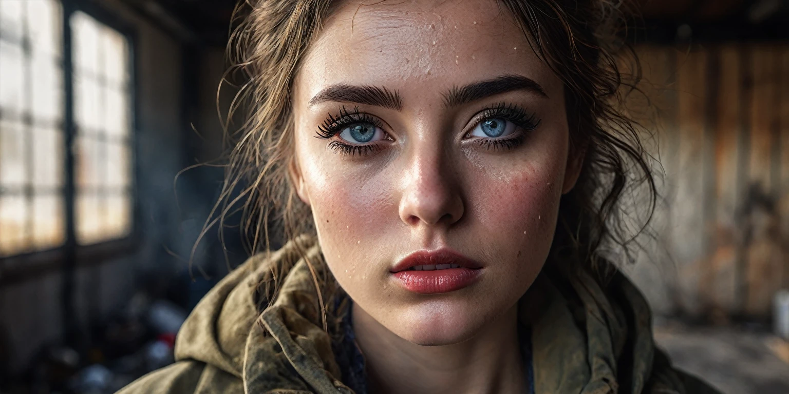 a professional in the background, wearing casual clothes doing pest control in a dirty garage with lots of insects and few resources. (best quality, 4k, 8k, high resolution, masterpiece: 1.2), ultra detailed, (realistic, photorealistic, photorealistic: 1.37), HDR, UHD, studio lighting, ultra-fine painting, sharp focus, physics based rendering, extreme details representation, professional, vivid colors, bokeh, detailed eyes, detailed lips, extremely detailed eyes and face, long eyelashes, photorealism, cinematic lighting, dramatic shadows, high contrast, gritty, dirty, messy, rustic, industrial