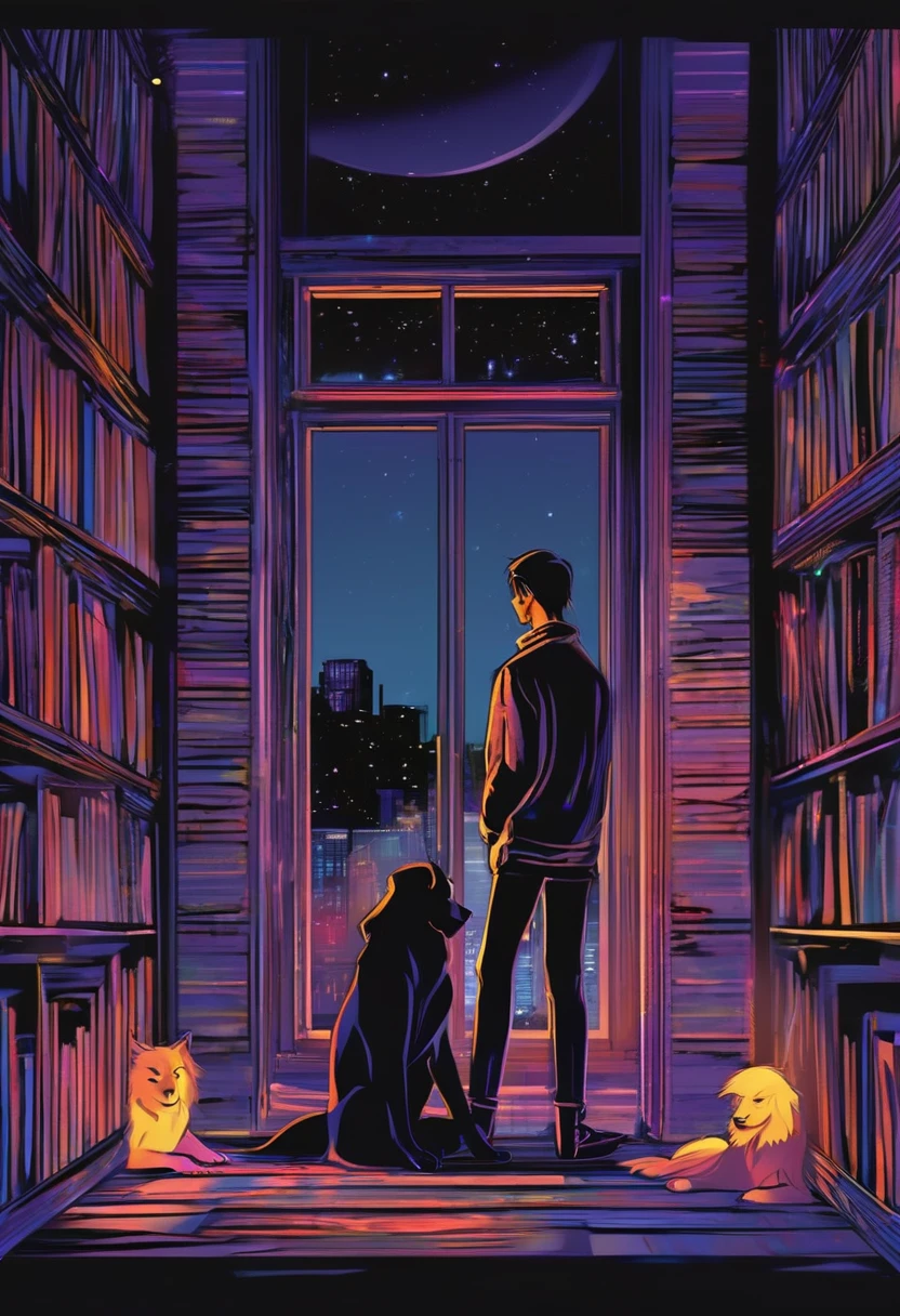  dark room, vector style, manga style, digital art, by Marshall Arisman, cover illustration, 70mm, 7 0 mm, 70 mm, book cover illustration, by Brigette Barrager, album cover, novel cover art for a book, art concept for a book cover, cover art, 7 feet tall, 