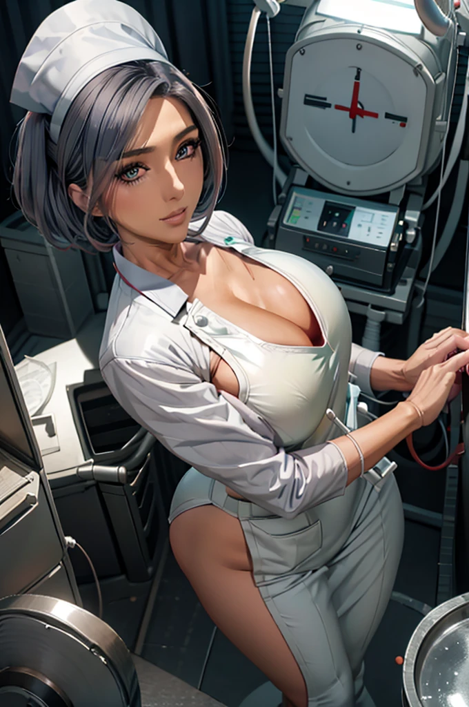 nurse uniform,hospital, latex nurse suit,nurses,busty,elbow gloves,labcoat,grey hair woman,red eyes , gigantic ,medical instruments,asian nurse,two nurses,speculum,examination room,oversize ,big ass ,strap on, lay on table ,legs spreaded,giving birth,gyno chair , dentist,Milf,latex,green uniform,oversize breasts