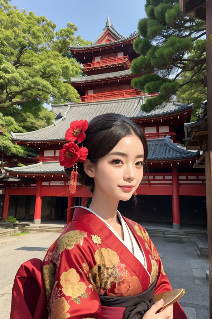 Oiran Beauty beautiful castle town