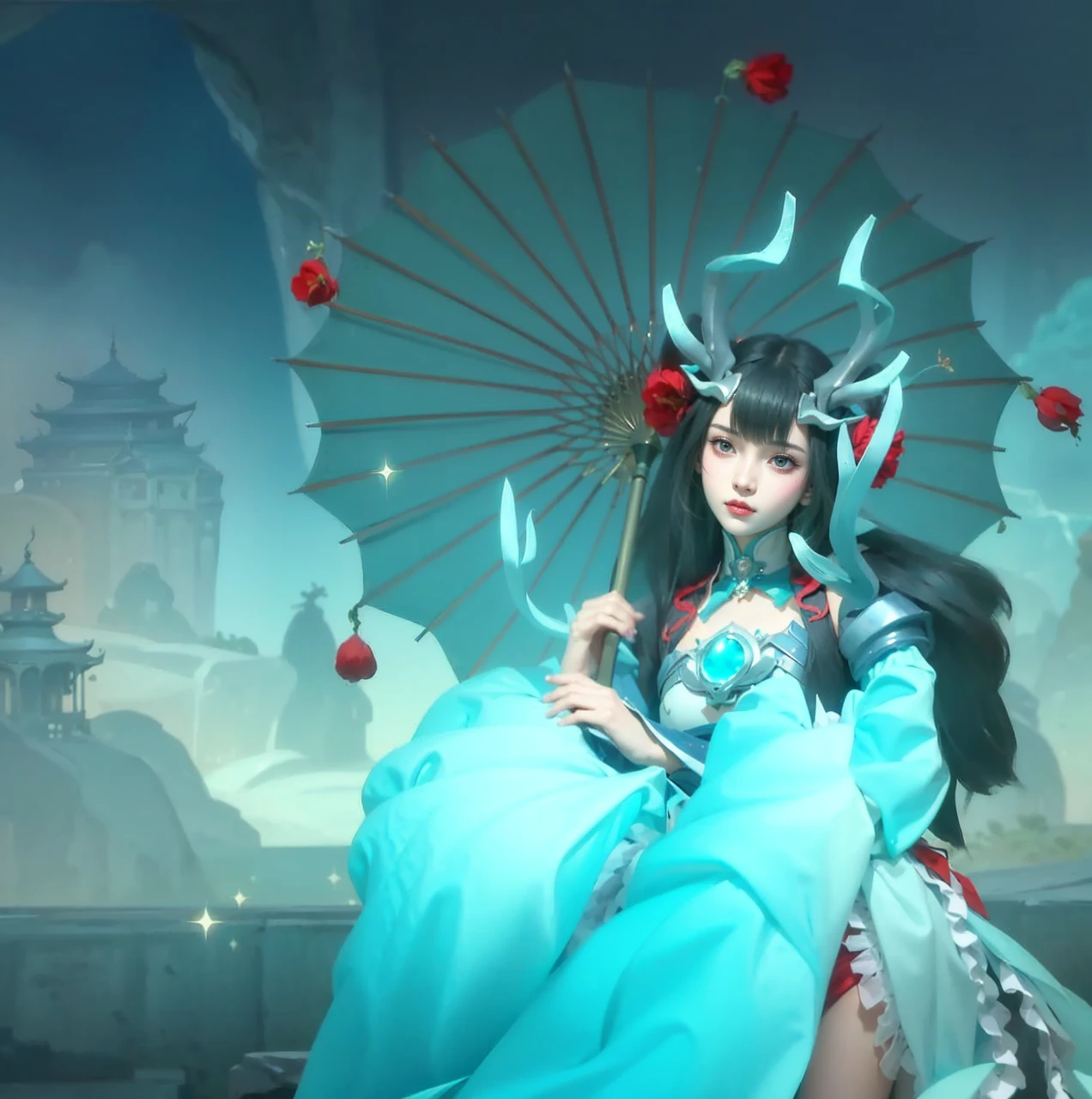 a close up of a 4 girls  ,pink hair , big booobs ,  shadowbringers cinematic, 4 k detail fantasy, a beautiful fantasy empress, game cg, xianxia fantasy, xianxia hero, 2. 5 d cgi anime fantasy artwork, cinematic goddess close shot, ruan jia and artgerm, wow 4 k detail fantasy, hyper-detailed fantasy character, high definition, hyper- detailed,perfect, fantastic, detailed facial and body skin texture, detailed vagina (pussy),Honor of king,HOK.
