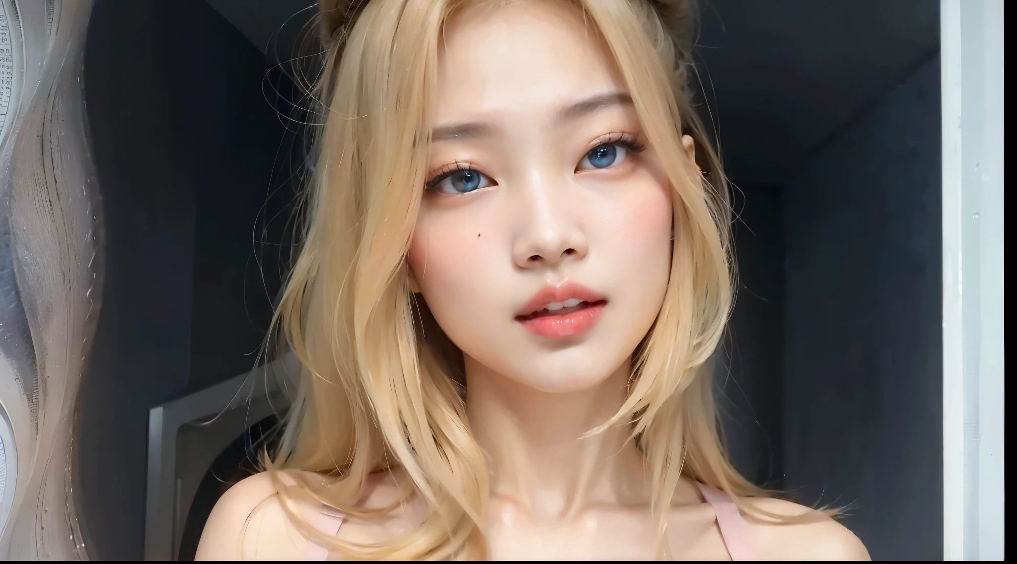 Jennie Blackpink with blue eyes