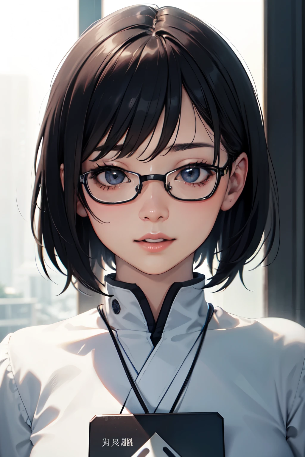 最high quality、masterpiece、超High resolution、(Photorealistic:1.4)、Highly detailed CG Unity 8k wallpaper、Detailed and complex、original、High resolution、Raw photo、(Perfect figure)、Detailed and complex,、Soft Lighting、high quality、Film Grain、Depth of written boundary、Hmph、Ultra-realistic、Color Grade、Dynamic Pose、Portrait、Japanese、Laughter、Lips、short hair、Bans、Front View Viewer、Natural soft light、With a girl、20-year-old、Whole Body Ezbian、solo、 student、University、uniform、Bobby Socks、Pleated skirt、Deep Shadow、cute、Beauty、Inconspicuous、Cold light 12000K \\ 、detailed and realistic、Skin Texture、Ultra-detailed、リアルなSkin Texture、(dramatic、Award-winning photo、信じられないほどのmasterpiece:1.3)、Open your chest wide:2.0、Browsing Caution、