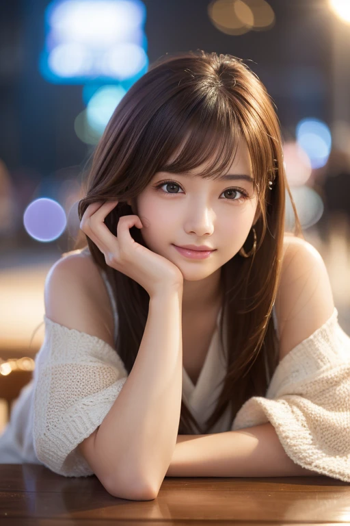 超High resolution、8k,(Genuine)、Kazuyo Nakamura 美しい女性、超High resolution品質
8k, 超High resolution, Highest quality, masterpiece, 超Realistic, photograph, 1 Girl, (20-year-old:1.3), pretty girl, Cute Face, Beautiful eyes in every detail,Tabletop, Highest quality,Kazuyo Nakamura、One Girl,,(生photograph, Highest quality), (Realistic, Realistic:1.4), Tabletop, Very delicate and beautiful, Very detailed, 8k Wallpaper, wonderful, finely, Very detailed CG Unity, High resolution, Soft Light, 美しいdetailedな 20-year-oldの女の子, Very detailed目と顔, 美しくdetailedな鼻, finelyて美しい目,Cinema Lighting,City lights at night,Perfect Anatomy,Slender body,smile (Light brown hair),super cute super model、Look closely at the camera 、鮮明なdetailed、detailed、超Realistic,Light and shadow,Fashion magazine cover,Thin lips.