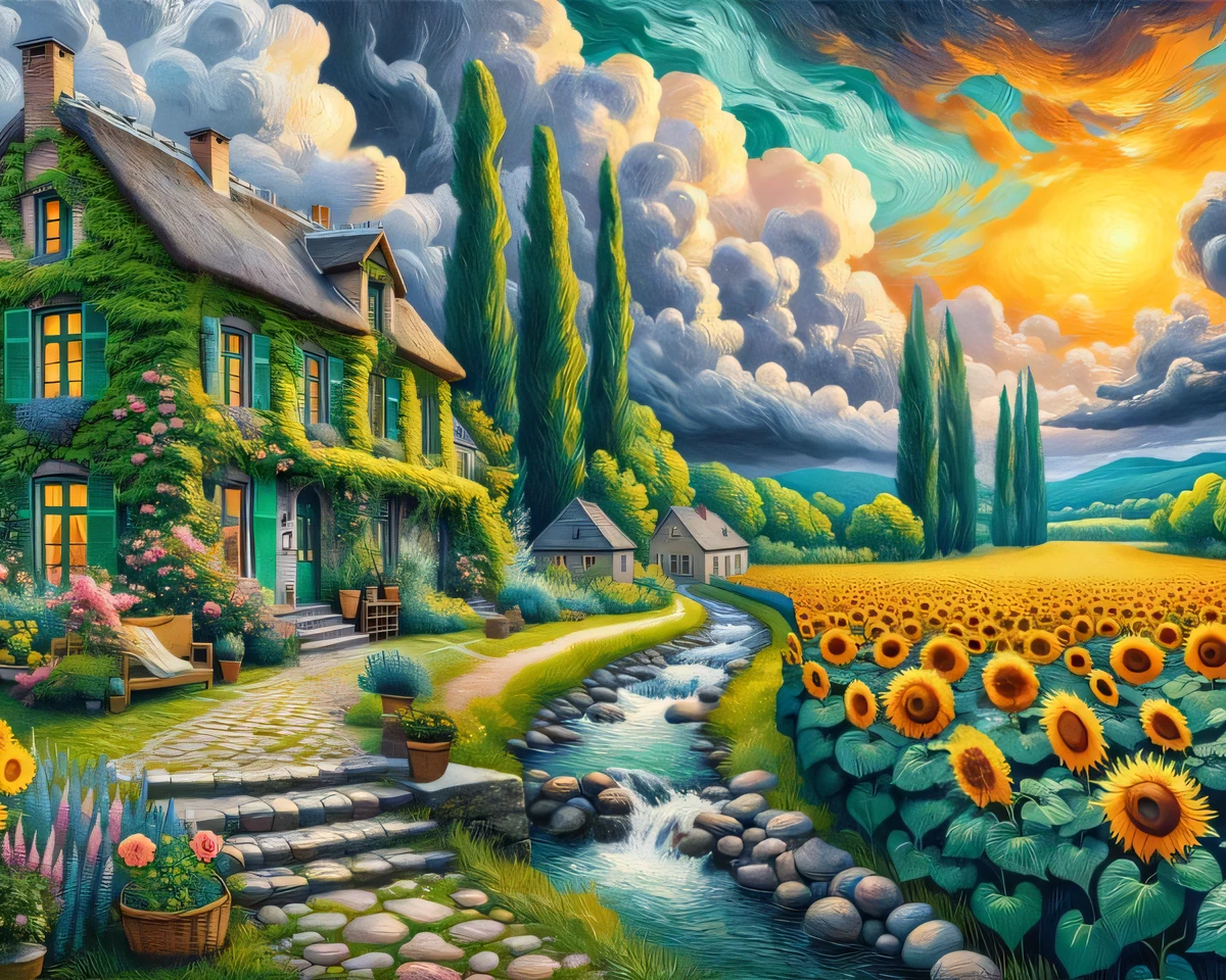 Colorful landscapes
