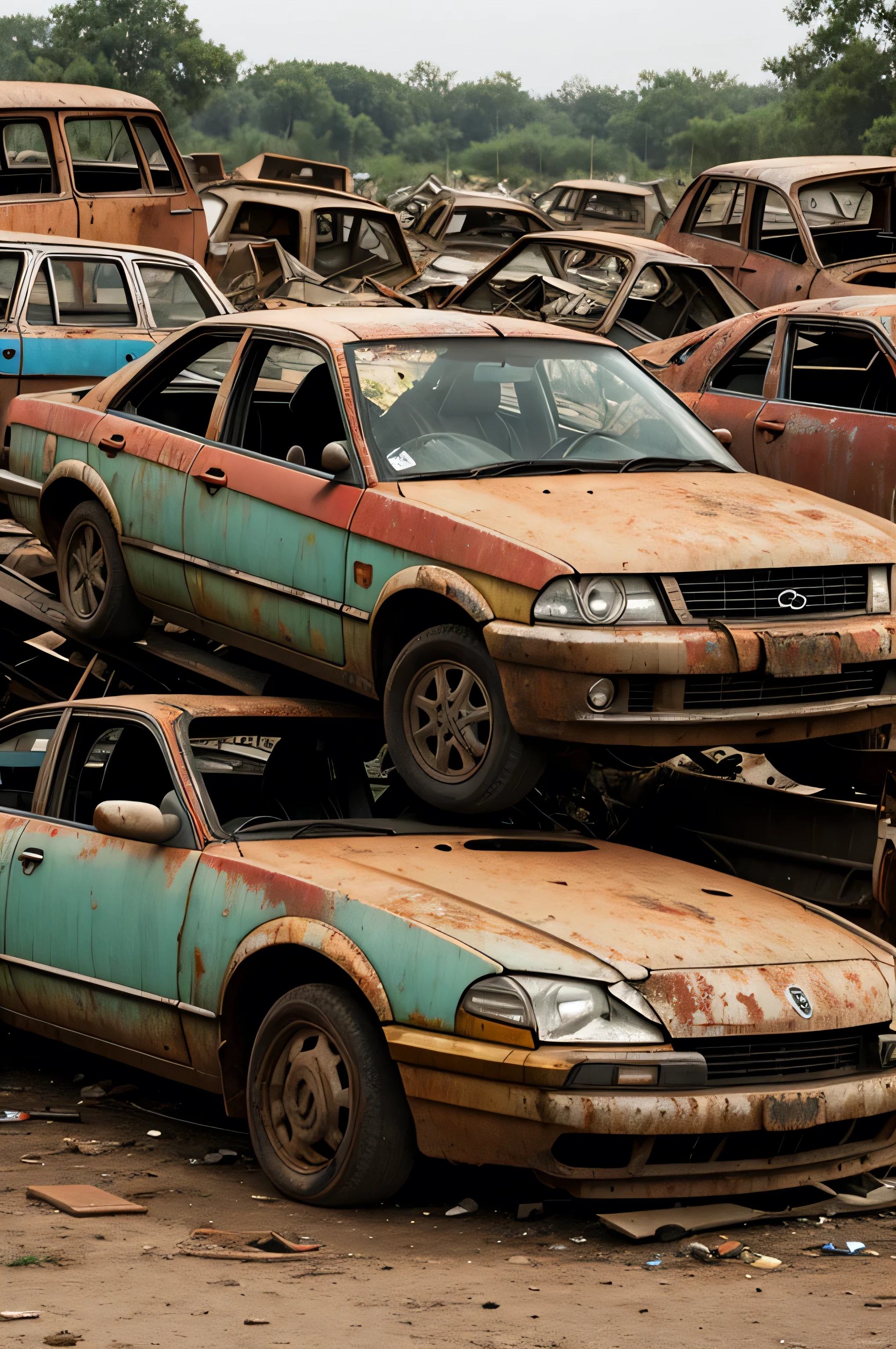 car junkyard