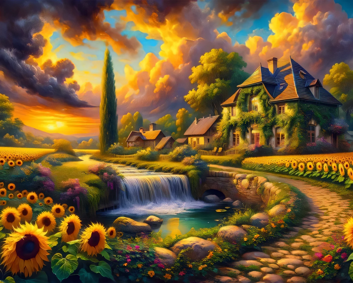Colorful landscapes
