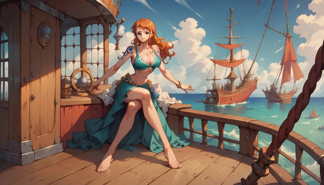 Nami with big breasts
