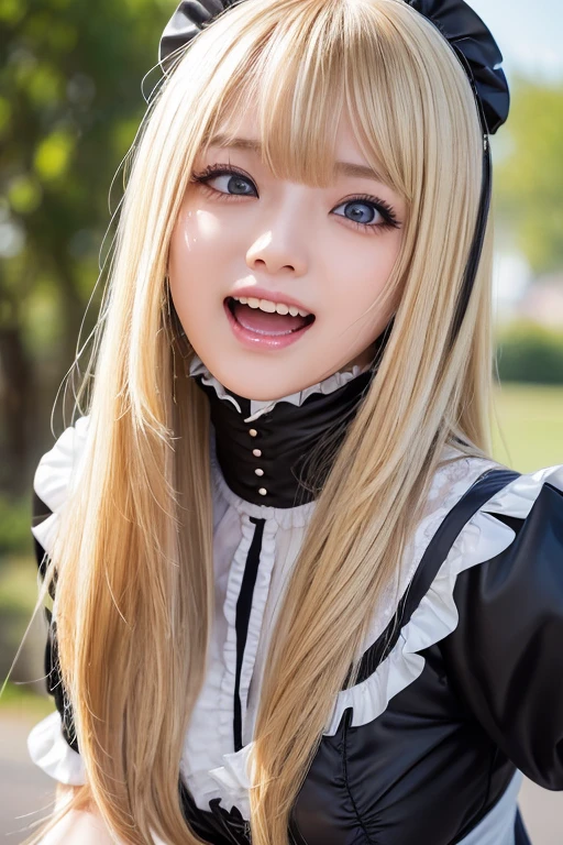 Sexy Big 、Sexy cute looks and cute 15 year old beautiful girl, beautiful and sexy face、A strong wind blows my hair in front of my face、length, Metallic blonde straight hair、beautiful, Cute and sexy eyes hidden behind long bangs, Gothic Maid Break Ceremony,((masturbate violently:1.5)), ((Random sexy poses、put in、Deep joy, Ecstatic Eyes:1.2))、Ecstatic face、Climax expression, Through clenched teeth、My whole body is convulsing、Official Art,Highly detailed CG Unity 8k wallpaper, (masterpiece:1.0),(Highest quality:1.0), photo shoot, 8k, Browsing Caution, High resolution, Kodak Portrait 400, Film Grain, Lens flare brilliance,Very low camera angle, View your viewers