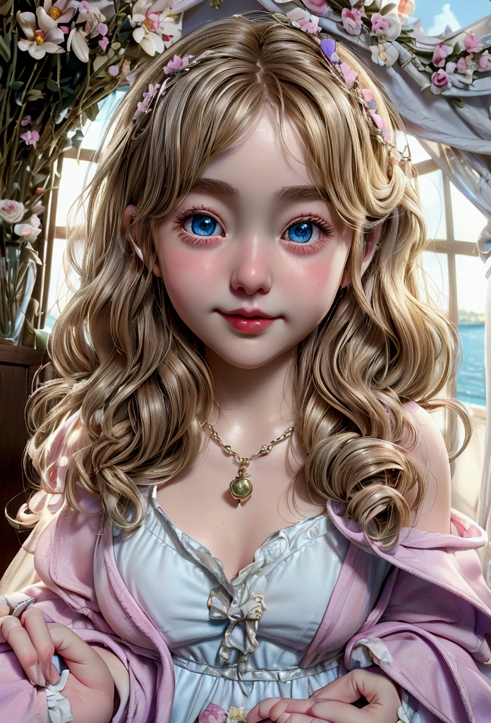 Beautiful young sexy and alluring girl wearing a revealing and alluring angelic white nightgown robes tied up to a pillar with chains on her hands raised above her head as her armpits are exposed sexily (32k) 16k, 8k, 4k, super fine face, small mouth, lip biting makeup, effeminate, purple hair, purple eyes, high resolution, perfect. Portrait.Prompt: Cute and adorable depiction of a 12-yh curly blonde hair, adorned with sparkling blue eyes radiating innocence and playfulness. The girl sports a captivating expression, characterised by closed mouth and rosy cheeks, reflecting pure joy. Detailed skin texture adds a touch of realism to the enchanting image. Shallow depth of field provides a soft focus, giving the image a charming and family-friendly vibe. The scene is Disney-inspired, with whimsical elements, filled with delightful pastel colors. The girl is comfortably nestled on a plush bed, surrounded by fluffy blankets and aPrompt: Cute and adorable depiction of a 12-year-old girl witair, adorned with sparkling blue eyes radiating innocence and playfulness. The girl sports a captivating expression, characterised by closed mouth and rosy cheeks, reflecting pure joy. Detailed skin texture adds a touch of realism to the enchanting image. Shallow depth of field provides a soft focus, giving the image a charming and family-friendly vibe. The scene is Disney-inspired, with whimsical elements, filled with delightful pastel colors. The girl is comfortably nestled on a plush bed, surrounded by fluffy blankets and aBeautiful young teen sexy and alluring girl wearing vealing and alluring angelic white nightgown robes tied up to a pillar with chains on her hands raised above her head as her armpits are exposed sexily