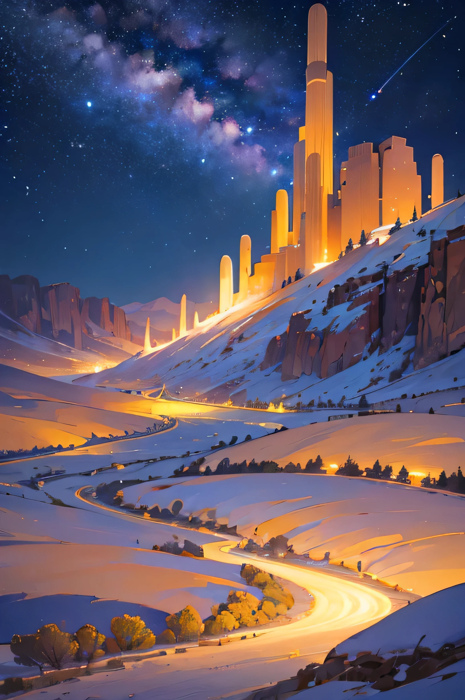 ((Landscape only))、Stars shining in the desert