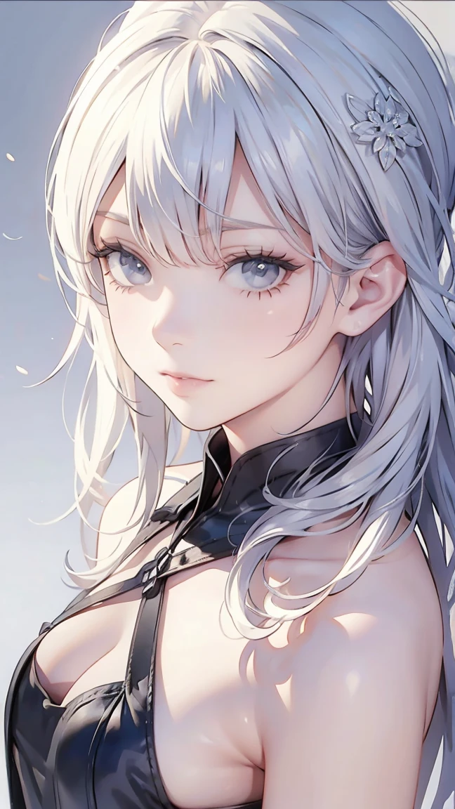 White hair