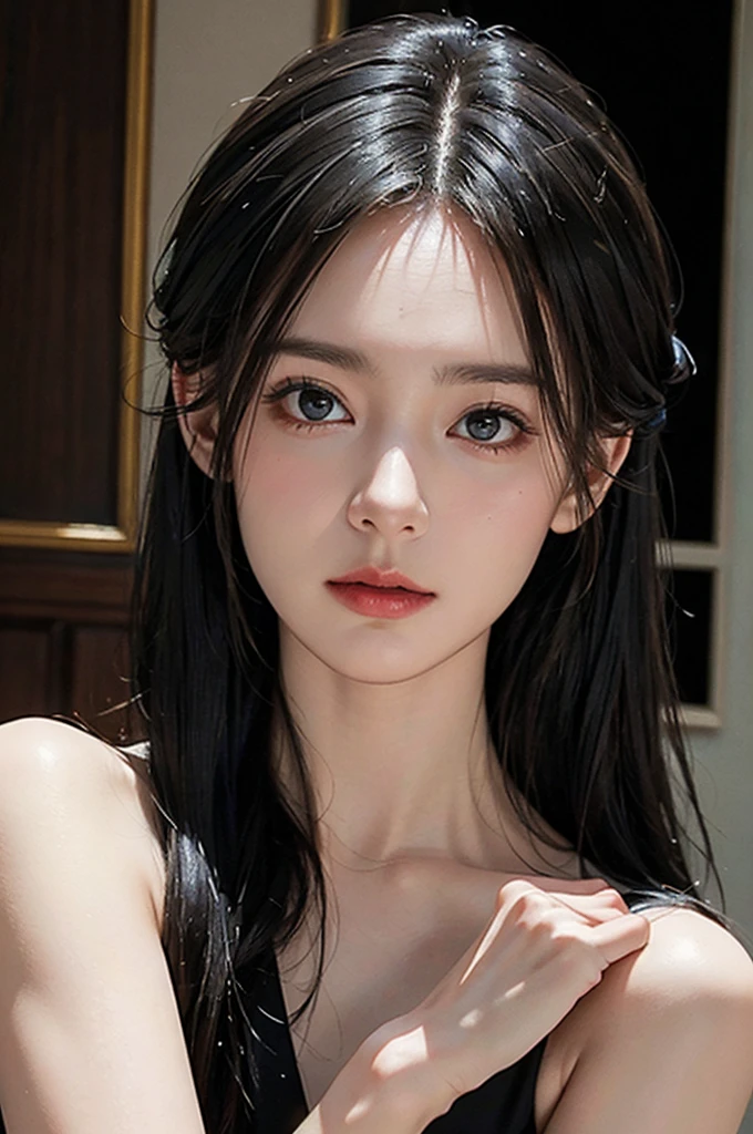 black eye,looking at viewer, 
(masterpiece, best quality:1.4),8k words,ultra high resolution,raw,HDR,incredibly absurd,(photorealistic:1.4)(realistic, photo-realistic:1.4),