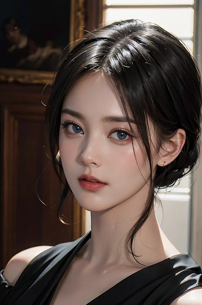 black eye,looking at viewer,
(masterpiece, best quality:1.4),8k words,ultra high resolution,raw,HDR,incredibly absurd,(photorealistic:1.4)(realistic, photo-realistic:1.4),