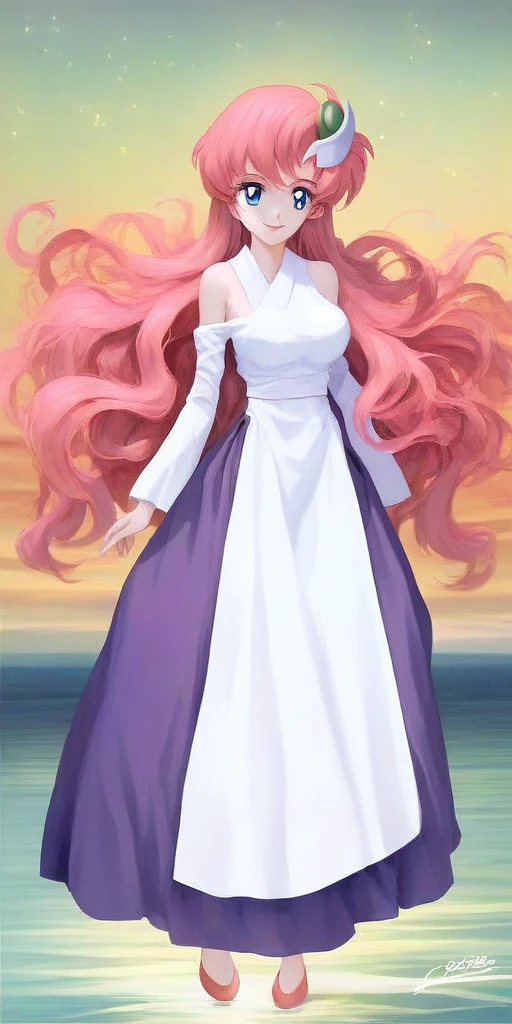 32K,超High resolution,超Highest quality,masterpiece,Hyperrealistic,16 years old〜20-year-old female,Full body photo,Full body angle,Whole Body Ezbian,Surreal,Very detailed:1.3,Ultra-realistic:3.0,masterpiece,Detailed eyes,Detailed skin,Detailed face,Shiny skin,Detailed Hair,White skin,Perfect lighting,Glossy Lips,wallpaper,京都animeーション, animeカラーリング ,Produced by Sunrise,BANDAI NAMCO,Klein Lake,Gundam SEED,In 2011〜2024 Era \(style\),masterpiece, Highest quality, High resolution, anime, Lacus 1, One girl, alone, Pink Hair, Straight hair, hair ornaments, White sleeves, blue eyes, White Dress, Purple Skirt, Long skirt,Dress,Swimsuit,Yukata, Very long hair, Bare shoulders, Large Breasts, smile, Gundam SEED, In the water lake,retro artstyle,Under the stars,The fireworks are blooming,