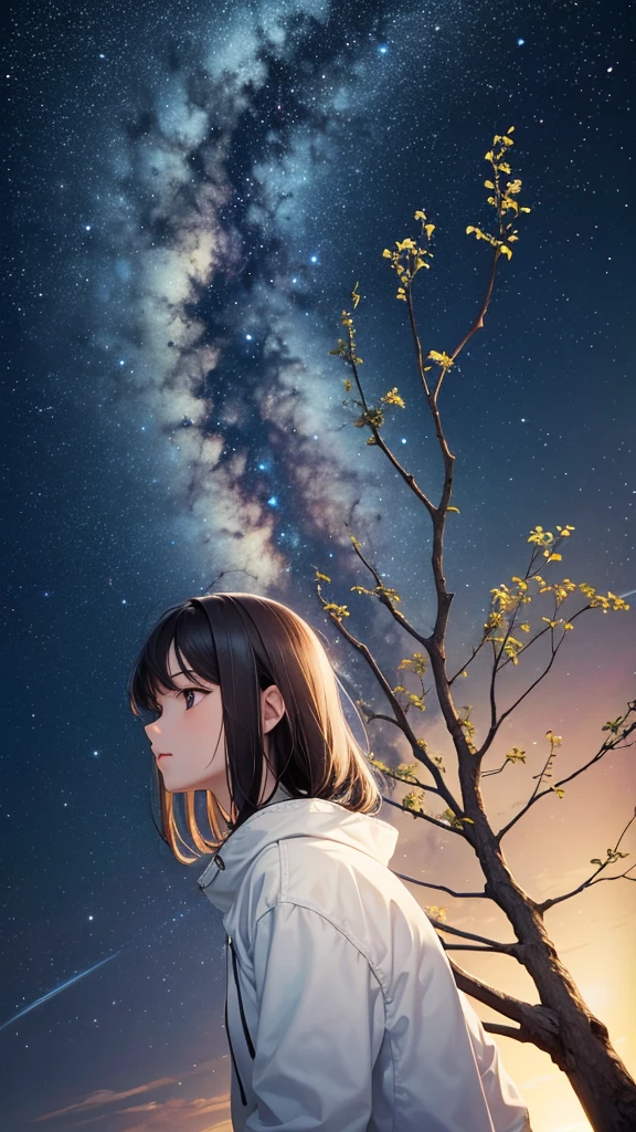 space, nature, tree, The Wind, clear sky, man