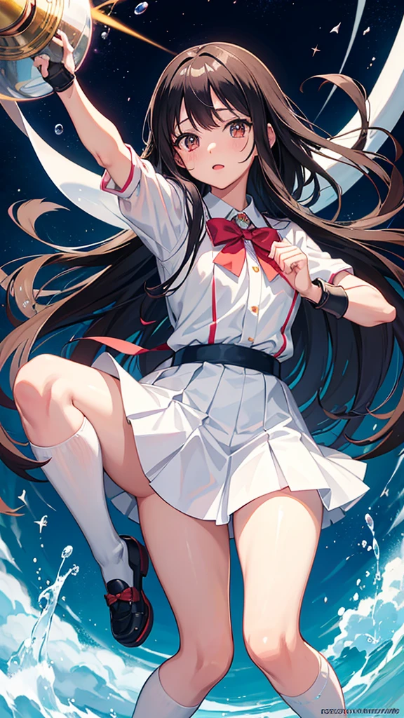 dynamic pose anime girl in a, nagatoro, anime visual of a cute girl, anime best girl, r, hinata hyuga, beautiful anime high school girl, sui ishida with black hair, official art, kotegawa yui, mitsumayo, young anime girl, an anime girl