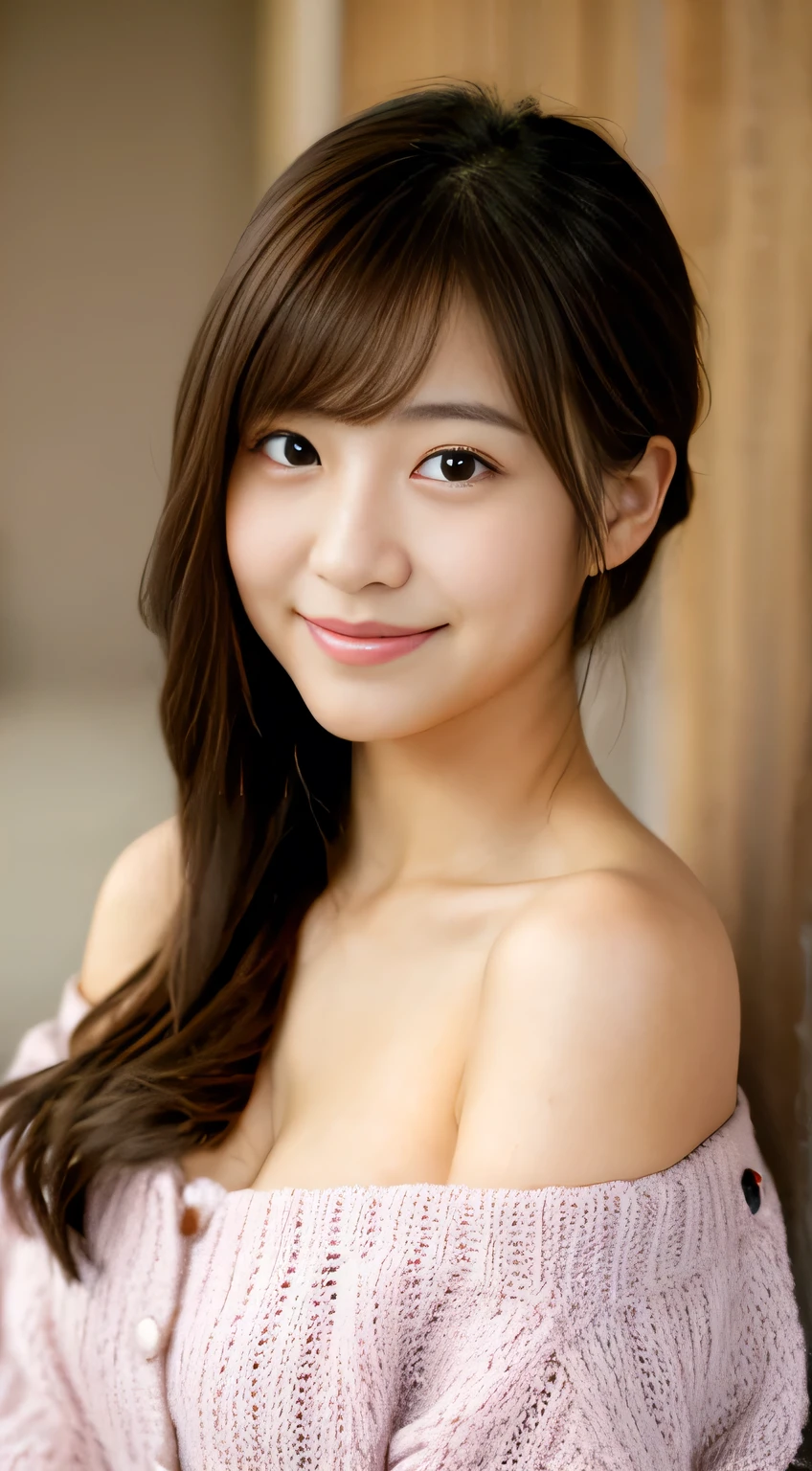 masterpiece,best quality,(Japanese girl),((Beautiful girl)),,(off shoulder:1.2),(perfect body beauty:1.2),(shy smile),From slightly above,