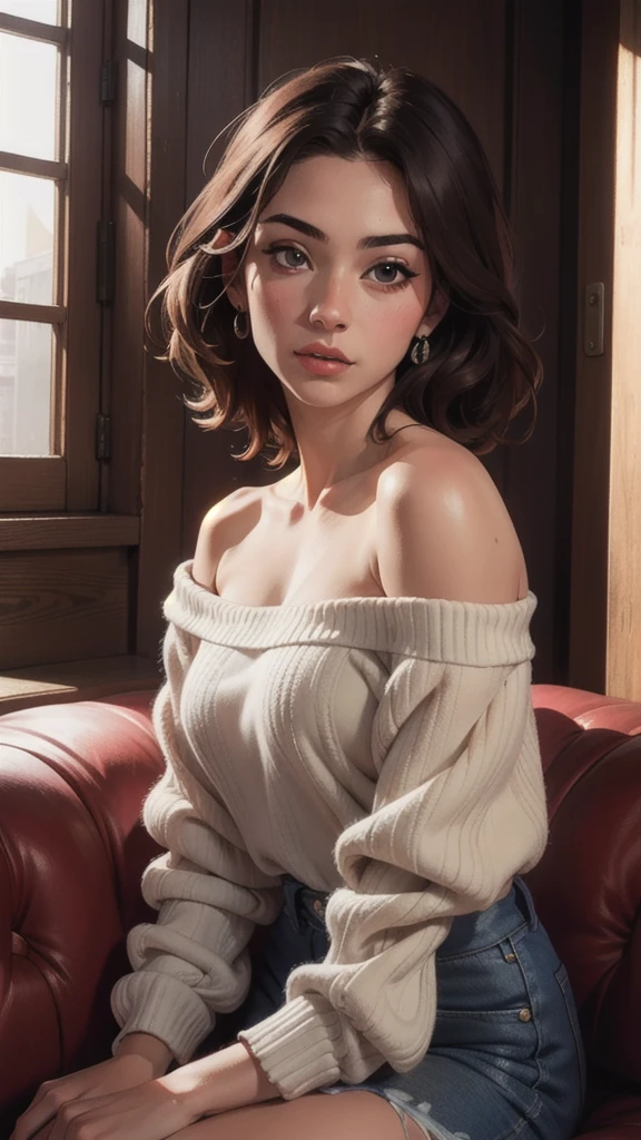 Best quality, masterpiece, ultra high res, (photorealistic:1.4), raw photo, 1girl, off shoulder