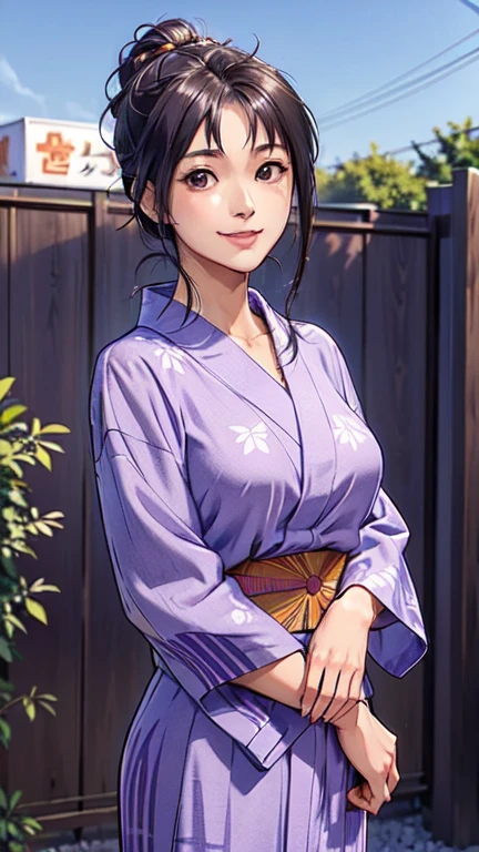 ((masterpiece)),((Ayako Katagiri)),((Katagiri Ayako)),((Mischievous Smile)),Anatomically perfect fingers,(((yukata))),(((Festivals))),(((A moment of summer)))