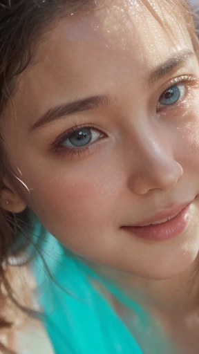 Slow deep-process Quality Images, Follow ai Top Score Criteria, Magazine Model body posture, 

1st priority resources allocated on Human Body Details,
2nd priority eye face shape,
3rd priority breasts shape details,
4th priority cloths transparency,

Low priority and low quality on others,

D40-24-35 firmed body , natural young breast-D40 drop-shape, nice big areola shadow, breasts clear shape , height-175cm weight-58kg,

Long Hair Hazel Gold light-brown, rich Body Quality, 1girl, Solo, 

bright round wide big eye x1.08, detailed eye, high quality moist eye, large clear pupil , Light-turquoise-blue-lighting high definition eyes, big-light-glowing-eye,

Body arouse blush tighten, face blush, anglic glow skin, high Dopamine hypersexuality,

Wet soak moist-dress-organza see through fabric - white pure bright - transparent Light pajamas, young 16 year old, no face wrinkle , natural balanced tight v-face , ulthera sharp shape face, thin asean lip, happy-shy-smile, 

Farm house scene, wide perspective, Green-wet-leaves, angel glow fairy atmosphere, late afternoon sun light 45 degree, srong Backlighting , dry windy,

bokeh swirl background, look at camera, front face focused, Looking stare to viewer, half body down to hip image,Depth Of Field,, 