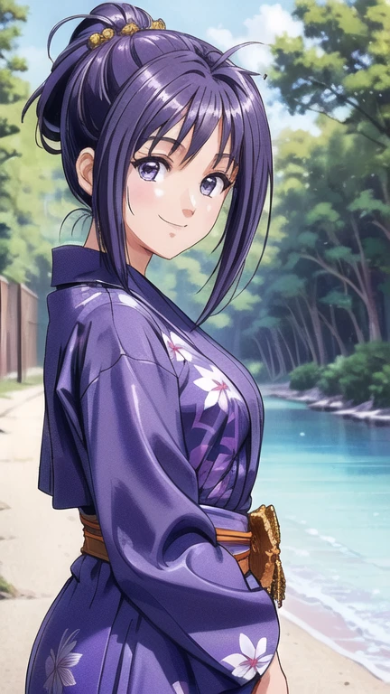 ((masterpiece)),((Ayako Katagiri)),((Katagiri Ayako)),((Mischievous Smile)),Anatomically perfect fingers,(((yukata))),(((Festivals))),(((A moment of summer)))