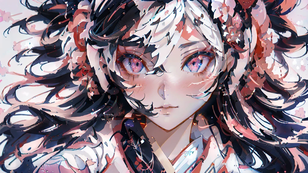 Anime girl with headphones and red and white makeup, Anime Style 4k, Japanese art style, anime art wallpaper 4k, anime art wallpaper 4k, Stunning Anime Face Portraits, Anime Art Wallpapers 8K, anime wallpaper 4k, anime wallpaper 4k, Onmyoji portrait, Beautiful anime faces, Anime style portrait, Anime style digital art, Anime-style artwork