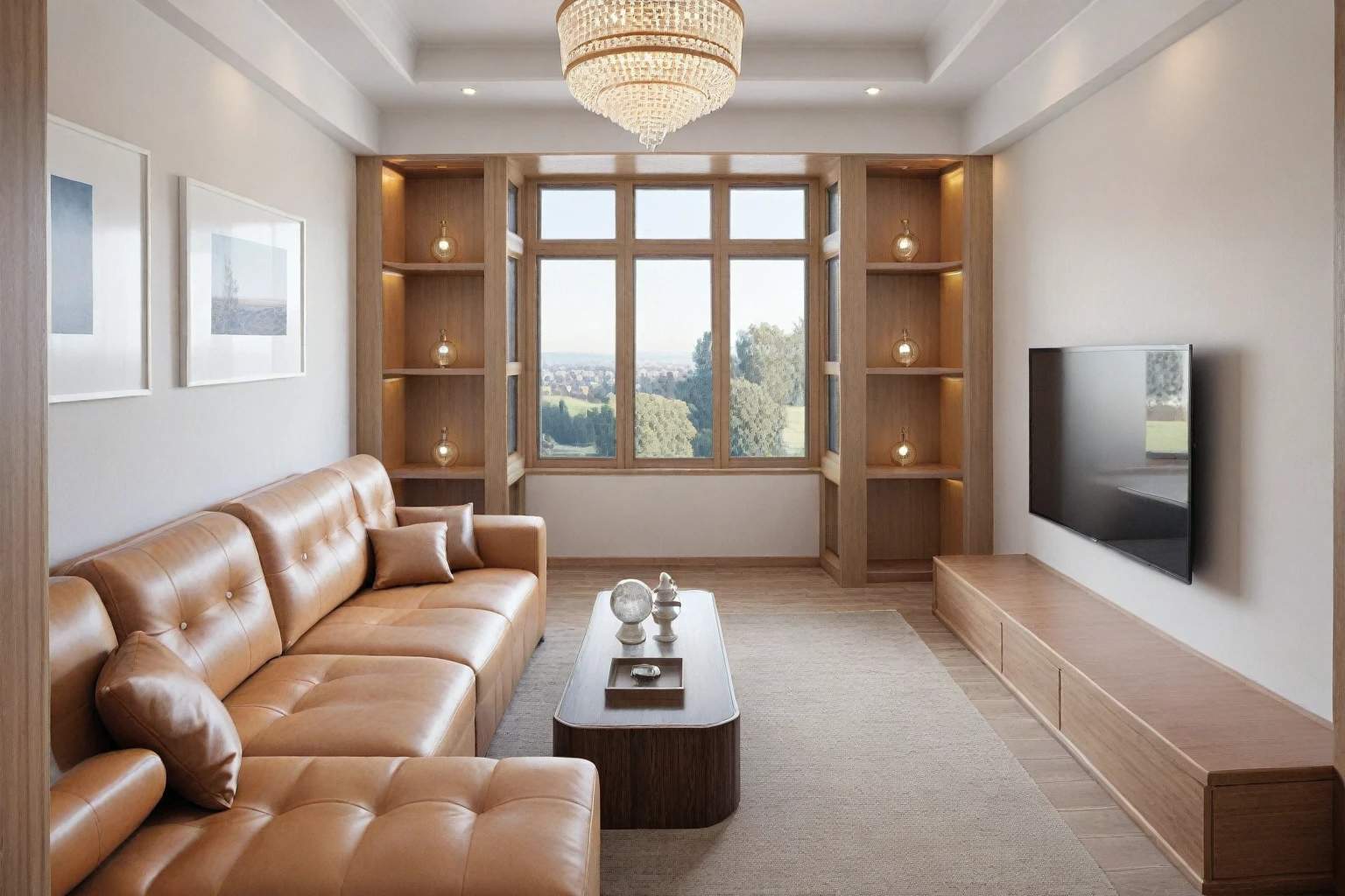 RAW photo, masterpiece, a view of a ( LIVING ROOM :1.3) with a couch, chairs, and a chandelier, highly detailed interior, neo - classical style, neoclassical style, neoclassicism style, interior architect architectural visualization, neoclassical style, in style of classicism, white light sun, rendered in vray, rendered in v-ray, rendered in unreal engine 3d, (photorealistic:1.2), (photorealistic:1.5), best quality, ultra high res, architechture, (leather sofa detail:1.5), neoclassic house, (detailed railing neoclassic:1.5), luxury neoclassical villa, (mable floor details:1.5), (detailed neoclassical carpet:1.5), in the style of neoclassical scene, glass windows, best quality, (Intricate lines:1.5), ((Photorealism:1.5)),(((hyper detail:1.5))), archdaily, award winning design, (dynamic light:1.3), (day light:1.2), (perfect light:1.3), (shimering light :1.4), refection glass windows, (curved line architecture arch:1.2), photorealistic, FKAA, TXAA, RTX, SSAO, Post Processing, Post-Production, CGI, VFX, SFX, Full color,((Unreal Engine 5)), Canon EOS R5 Camera + Lens RF 45MP full-frame CMOS sensor, HDR, Realistic, Cinematic intricate detail, extreme detail, science, hyper-detail, FKAA, super detail, super realistic, crazy detail, intricate detail, nice color grading, reflected light on glass, eye-catching wall lights, unreal engine 5, octane render, cinematic, trending on artstation, High-fidelity, Viwvid, Crisp, Sharp, Bright, Stunning, ((Lifelike)), Natural, ((Eye-catching)), Illuminating, Flawless, High-quality,Sharp edge rendering, medium soft lighting, photographic render, detailed archviz, ((( Pachyloba, Doussie, Afzelia wooden : 1.7 ))), ((( yellow organge Tone : 1.3 )))