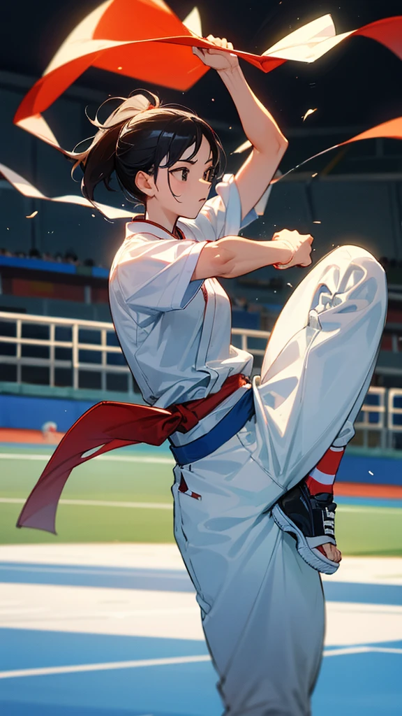 Taekwondo competition at the Olympics。