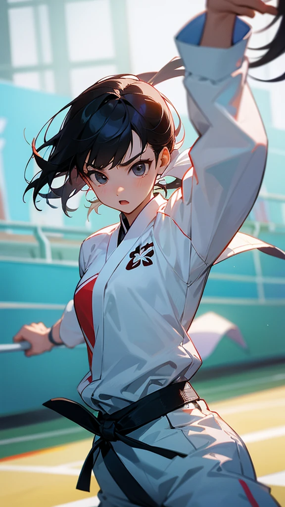 Taekwondo competition at the Olympics。