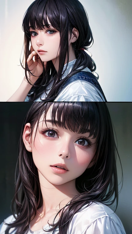 ((Highest quality)),(超High resolution),(Very detailed),(Detailed Description),((The best CG)),(masterpiece),Ultra-detailed art、(Highest quality、8k、32K、masterpiece)、(Realistic)、(Realistic:1.2)、(High resolution)、Very detailed、Very beautiful face and eyes、1 female、Tight waist、Delicate body、(Highest quality、Attention to detail、Rich skin detail)、(Highest quality、8k、Oil paints:1.2)、Very detailed、(Realistic、Realistic:1.37)、Bright colors、Beautiful Japanese Women、Detailed face、Smooth Skin、(masterpiece:1.2, Highest quality), (Realistic, photoRealistic:1.4), Beautiful illustrations, (Natural Side Lighting, Cinema Lighting), Depth of written boundary, 
