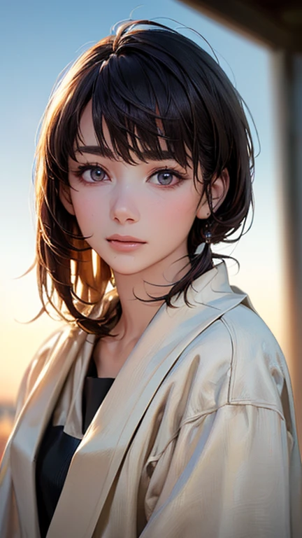 ((Highest quality)),(超High resolution),(Very detailed),(Detailed Description),((The best CG)),(masterpiece),Ultra-detailed art、(Highest quality、8k、32K、masterpiece)、(Realistic)、(Realistic:1.2)、(High resolution)、Very detailed、Very beautiful face and eyes、1 female、Tight waist、Delicate body、(Highest quality、Attention to detail、Rich skin detail)、(Highest quality、8k、Oil paints:1.2)、Very detailed、(Realistic、Realistic:1.37)、Bright colors、Beautiful Japanese Women、Detailed face、Smooth Skin、(masterpiece:1.2, Highest quality), (Realistic, photoRealistic:1.4), Beautiful illustrations, (Natural Side Lighting, Cinema Lighting), Depth of written boundary, 
