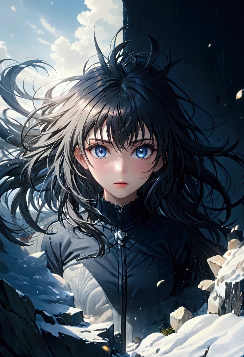 anime girl, 1girl, black hair, detailed digital anime art, anime epic artwork, detailed anime art, beautiful detailed eyes, beautiful detailed lips, extremely detailed eyes and face, long eyelashes, (best quality, 4k, 8k, highres, masterpiece:1.2), ultra-detailed, (realistic, photorealistic, photo-realistic:1.37), vibrant colors, cinematic lighting, dramatic lighting, high contrast, dynamic composition