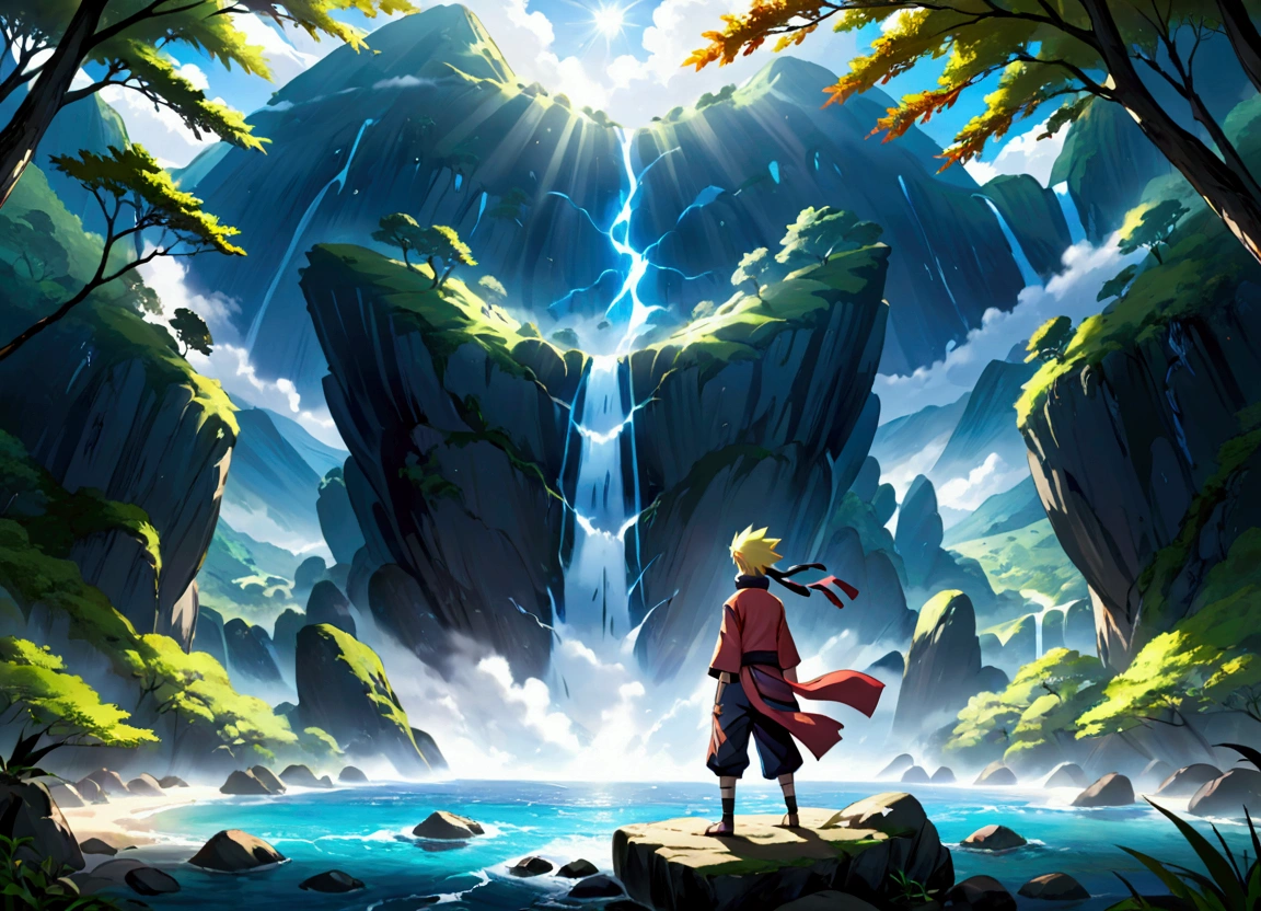 Fuu of Naruto Shippuden, in random scenary