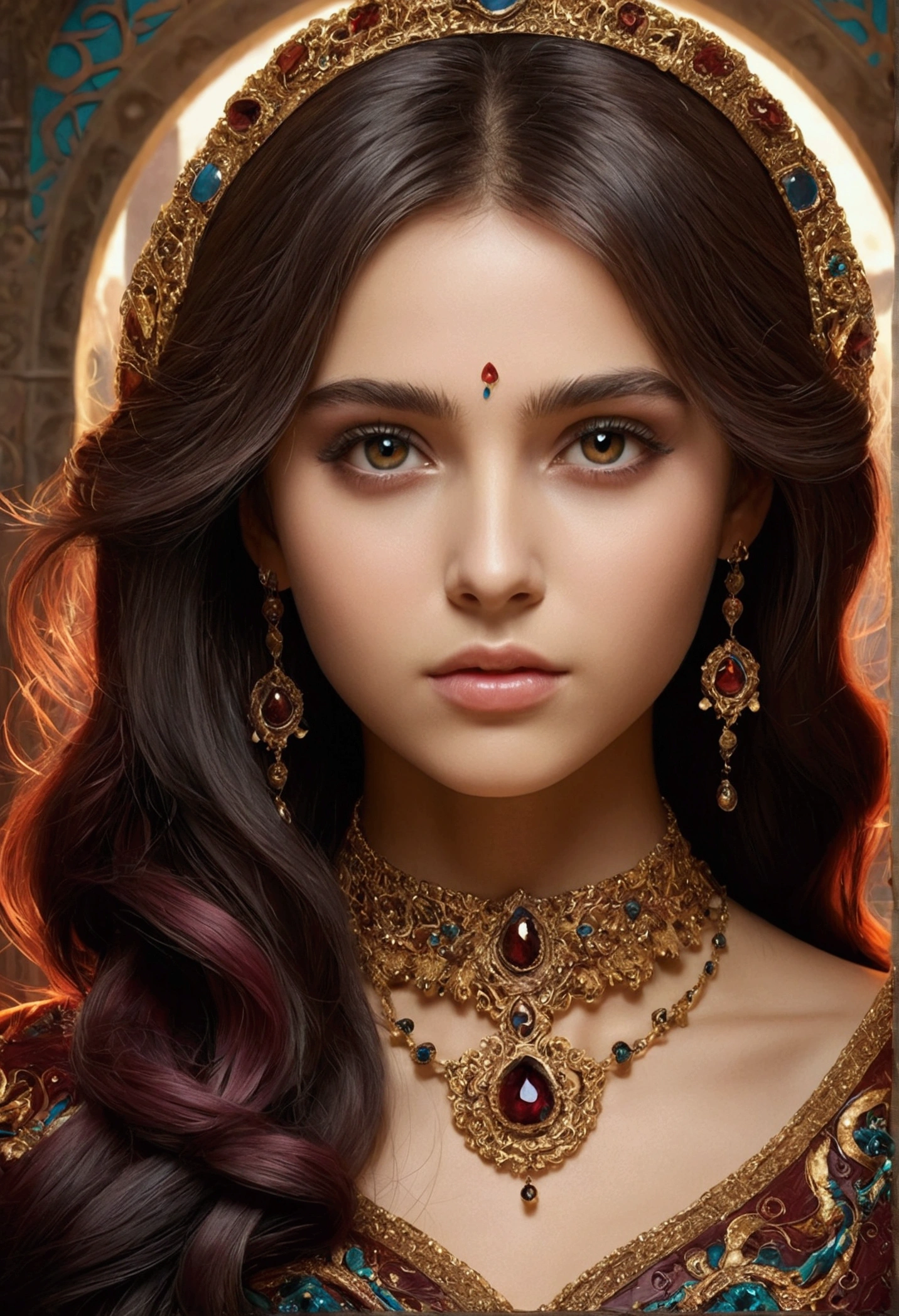 Create a image of a beautiful girl whose are pressed by a boy