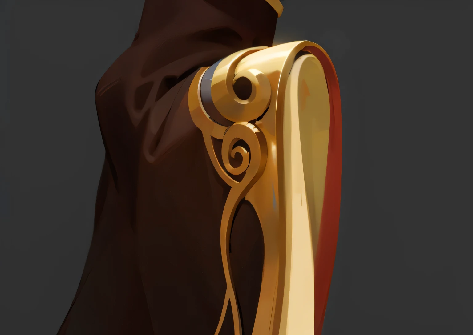  Drawing of clothing sleeve structure details folds metal details HD
