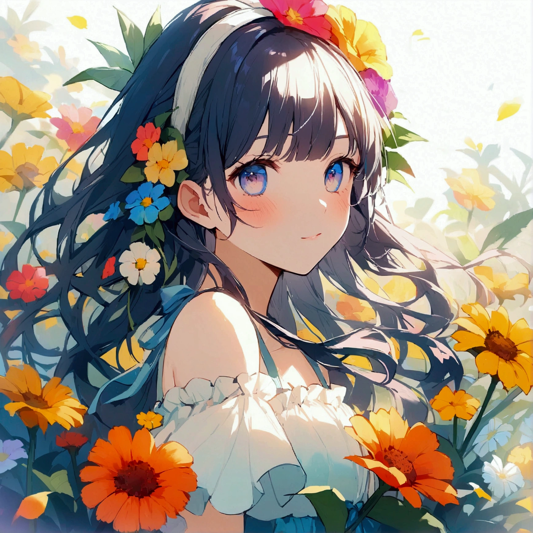 flower flower火 女性 summer Nostalgic painful