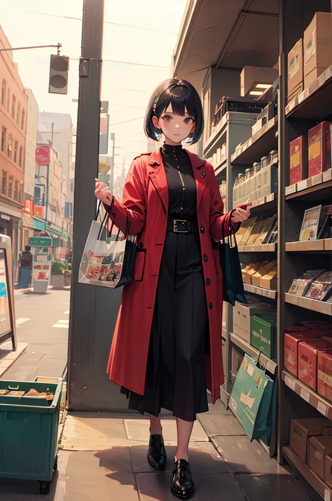 Woman  shopping    mude 