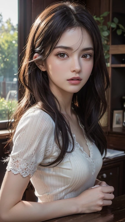 (As it is:1.4),((16K, masterpiece, RAW Photos, Highest quality,Ultra-high resolution, Realistic, Highly detailed CG integrated in 16K)), 8k, diamond, wallpaper, Written boundary depth,Beautiful Face:1.4. Cinematic Light,Beautiful Face,(Detailed face),Slender and pretty woman:1.4,Beautiful back