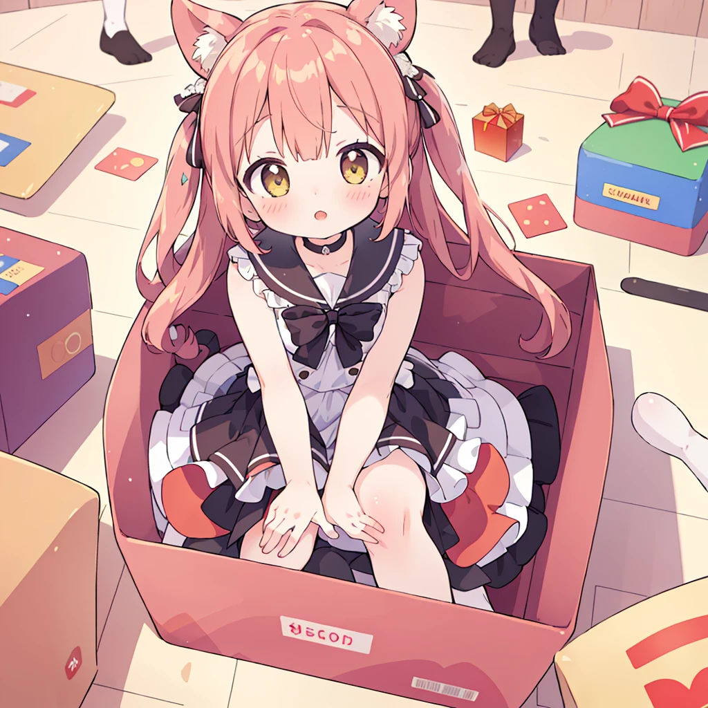 1girl,Little、cute、(((Highest quality、Masterpiece、Award-winning works、Official Art、Super detailed、The best dynamic composition)))、Anime Style、Littleの女の子、Wearing a sailor suit、aboxofkawaii
yellow box
red box
gift box