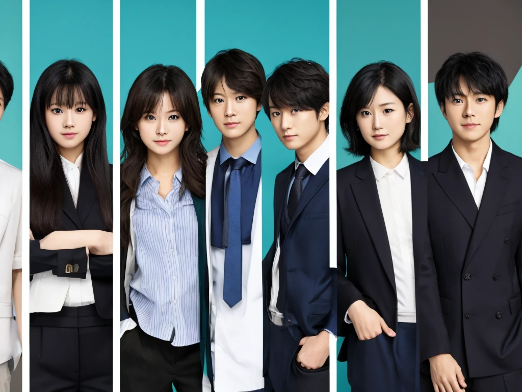 Nacchan, all 6 types
