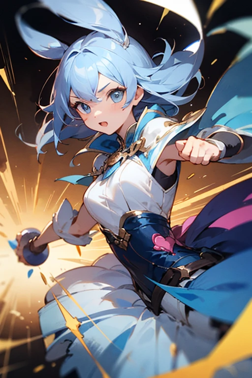 Magical girl, punch