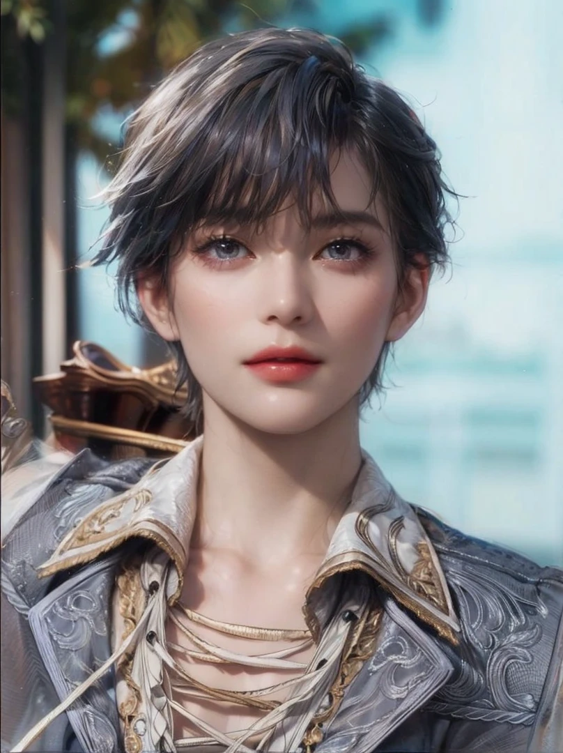 143
(20 year old woman), (surreal), (High level image quality), ((beautiful hairstyle 46)), ((short hair:1.46)), (breasted:1.1), (lipsticks)