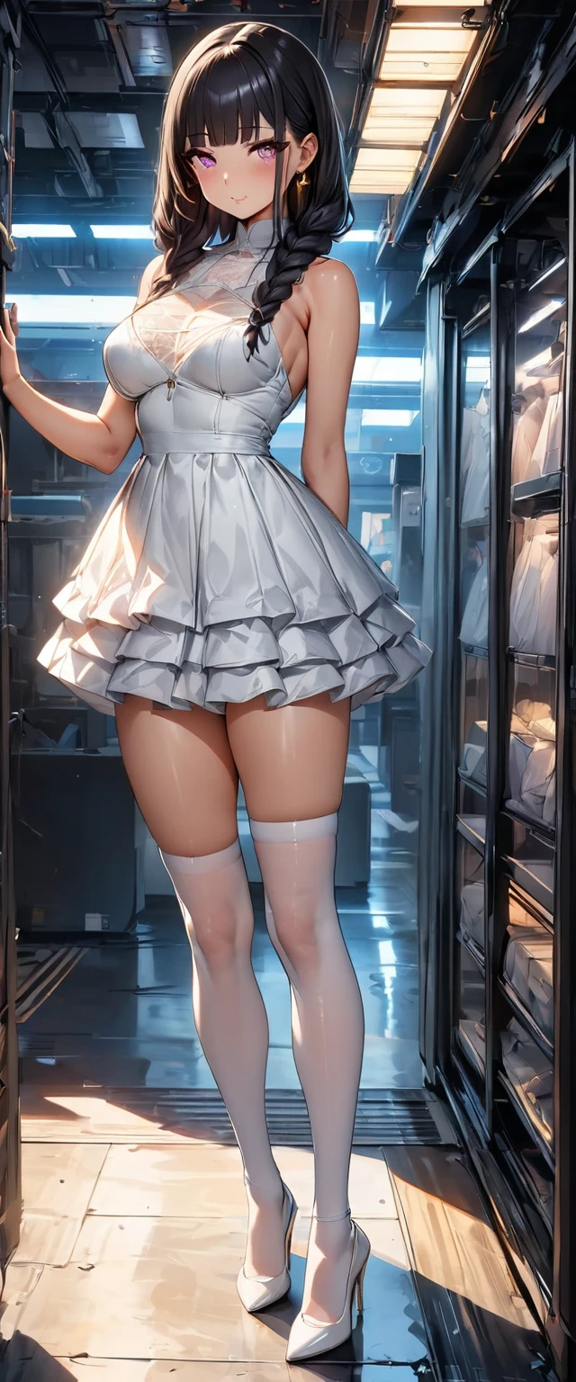 masterpiece, best quality, full body, barefoot, solo, female, big breast, ultra high res, photo, 4k, (photorealistic), absurdres, (incredible absurdity), ((masterpiece, best quality)), (wallpaper), (8k hd)