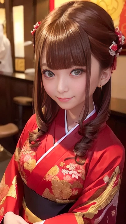 (A girl holding a long sword)、Bob Hair、Brown Hair、Medium breast、Chinese clothing:1.3、Temple precincts、(masterpiece:1.2、Raw photo quality、Highest quality)、Beautiful face、Anatomically correct limbs、Anatomically correct body、