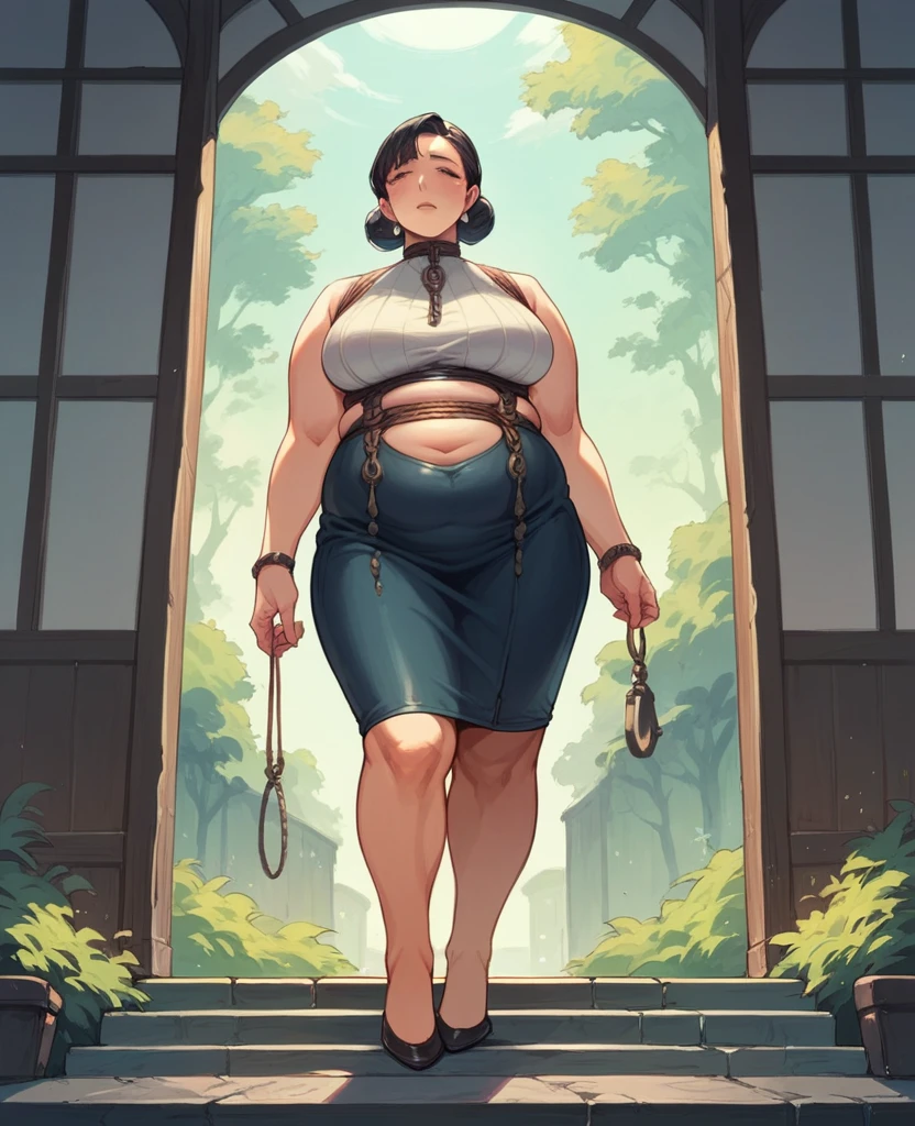 Extreme Masochist,Flesh toilet,Slave tattered clothes,Chubby,Japanese,Mature Woman,Black Hair,boyish,skirt,String Panties,High resolution,masterpiece