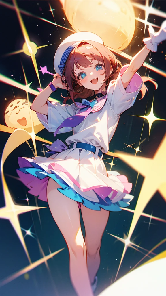 Cute girl Sparkling Shake it front