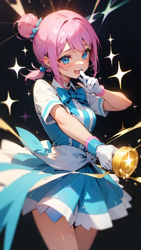 Cute girl Sparkling Shake it front